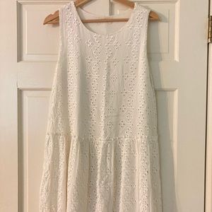White Eyelet Dress